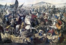 صورة توضح جيوش العثمانيين في معركة كوسوفو .